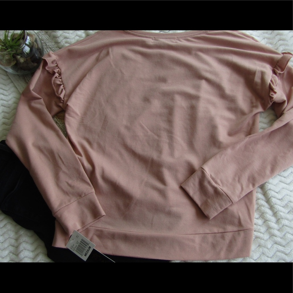 Almost Famous Fall Sweater With Ruffles - Picture 6 of 7